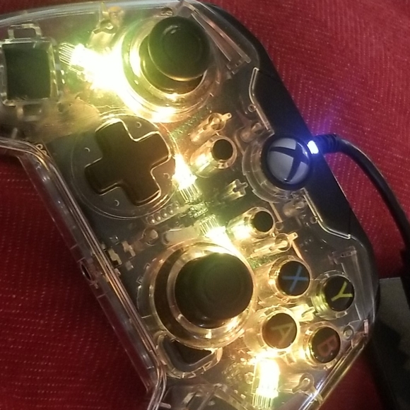 Led Xbox afterglow controller  wired - Picture 2 of 5